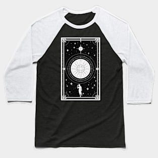 Tarot Card Astrology Occult Mystical Witchy Baseball T-Shirt